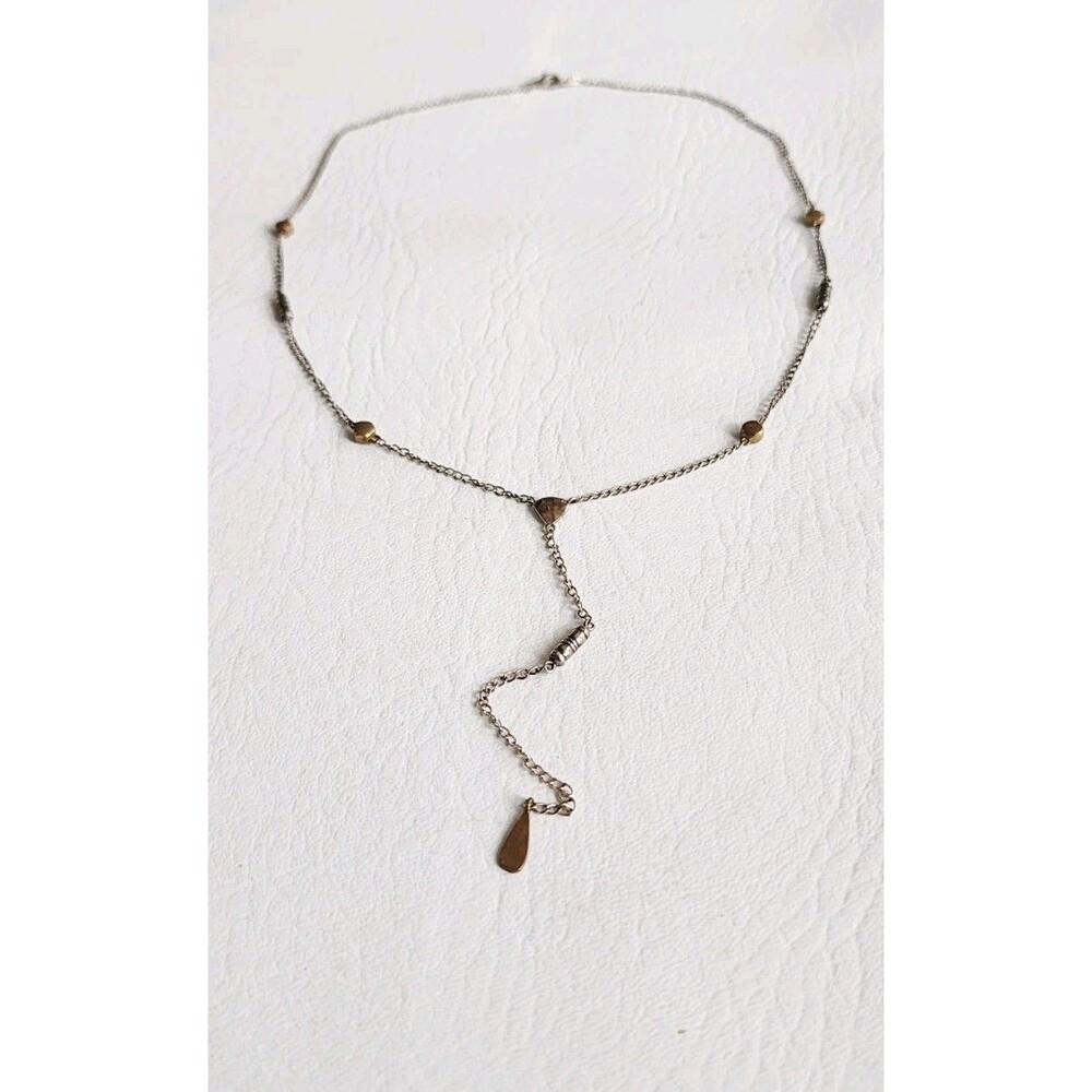 Silpada N3447 Sterling Silver & Brass Convertible Y Necklace Replacement